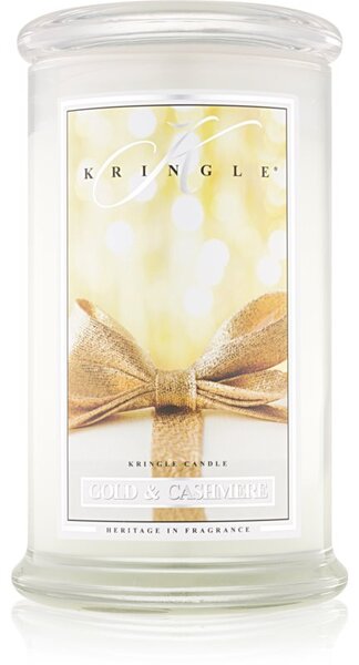 Kringle Candle Gold & Cashmere vonná sviečka 624 g