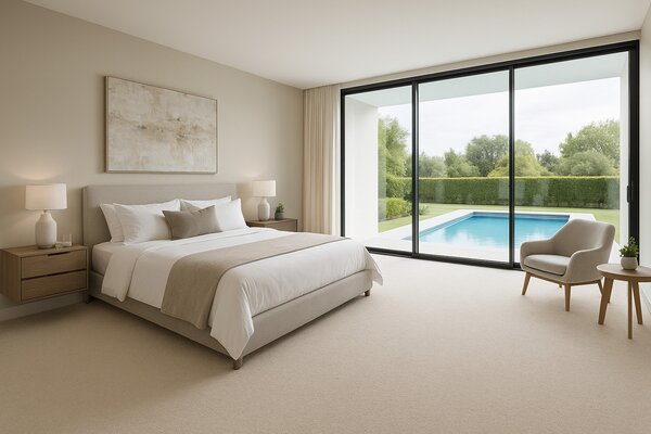 Condor Carpets, Koberec metráž Sicily 171, na mieru, šíře 4m,5m, béžová, filc, obývacia izba