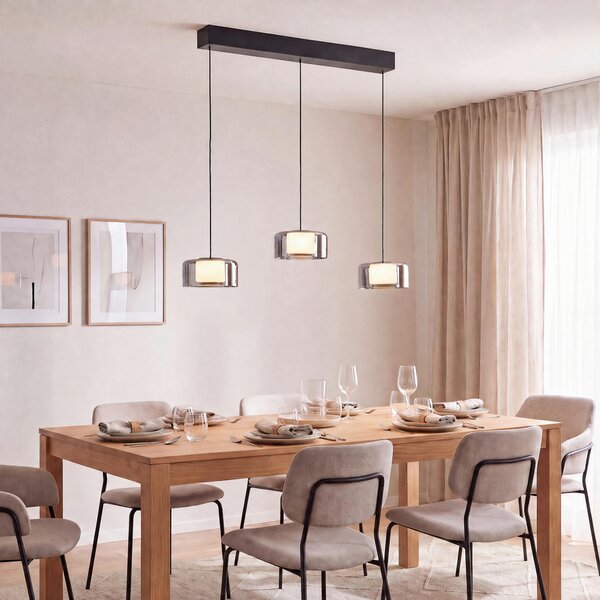 ZÁVESNÉ LED SVIETIDLO, 66/15/220 cm - Interiérové svietidlá