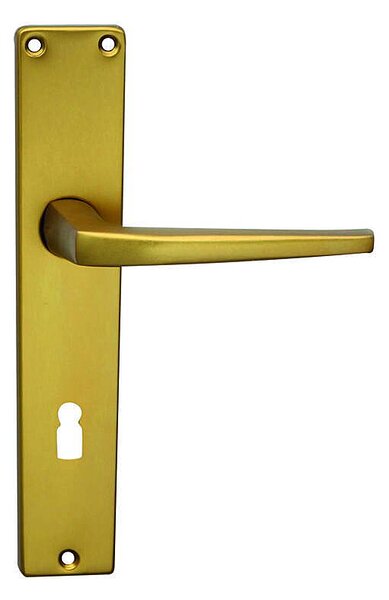 Dverné kovanie COBRA UNIVERSAL (F4 - bronzový elox), kľučka-kľučka, Otvor pre obyčajný kľúč BB, COBRA F4 (bronzový elox), 72 mm