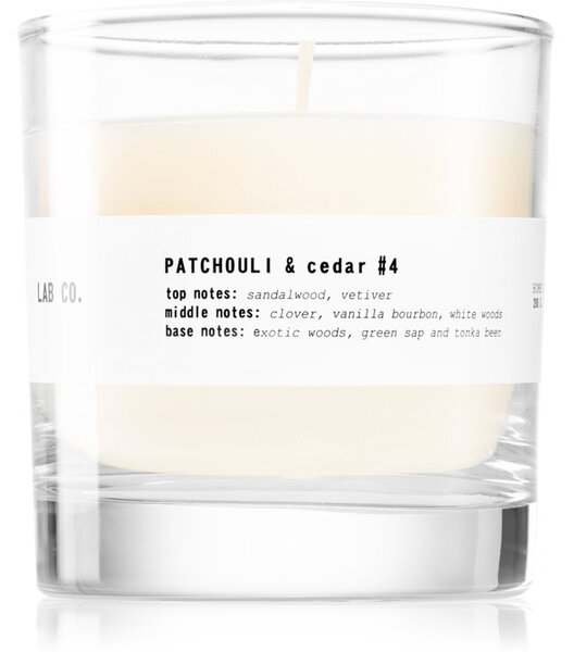 The Olphactory Lab Co. Patchouli & Cedar vonná sviečka 200 g
