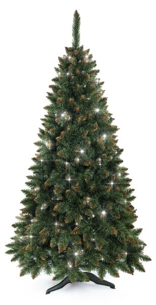 Vianočný stromček Aga BOROVICE 150 cm Crystal zlatá