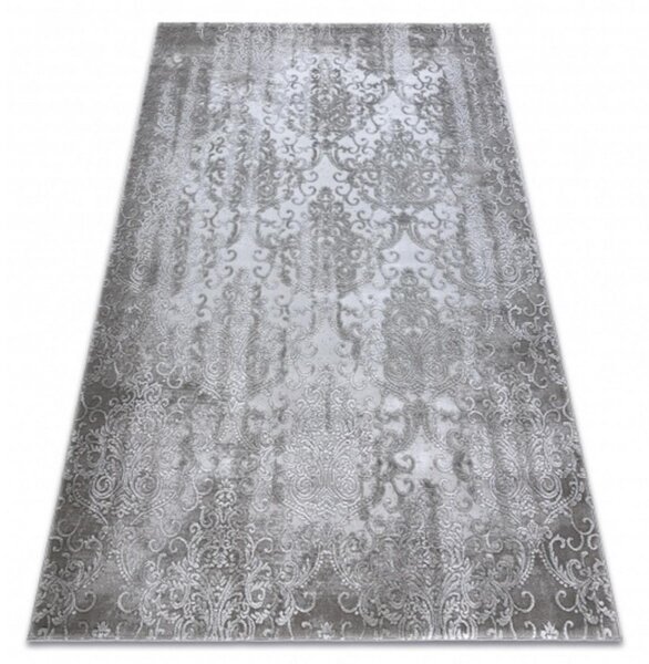 Luxusný kusový koberec akryl Larso sivý 80x150cm