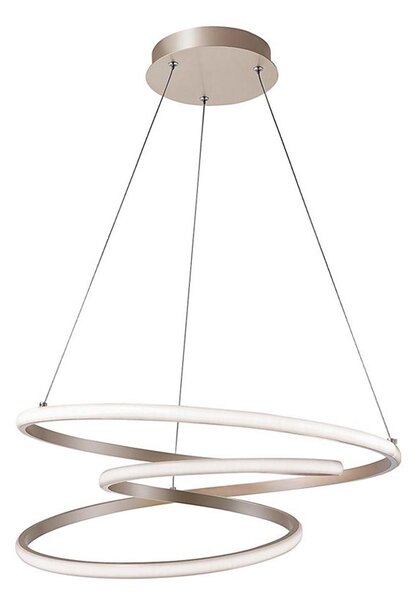 LED luster na lanku CORT LED/40W/230V strieborný