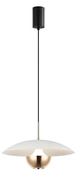 LED Luster na lanku VALIA LED/9W/230V biela/zlatá