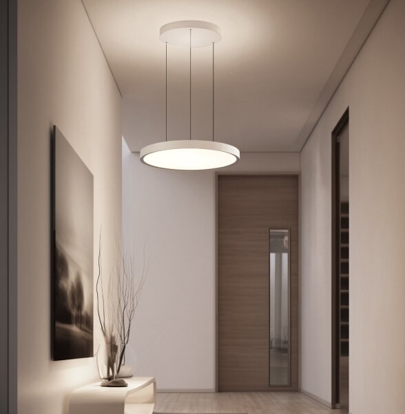LED luster na lanku DENVER LED/76W/230V béžový