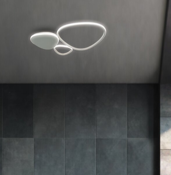 LED nástenné svietidlo HELIX LED/33W/230V sivé