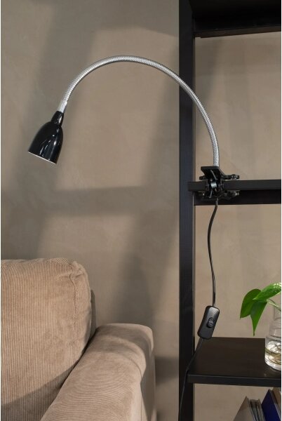 Markslöjd 106092 - LED Stolná lampa s klipom TULIP LED/3W/230V čierna