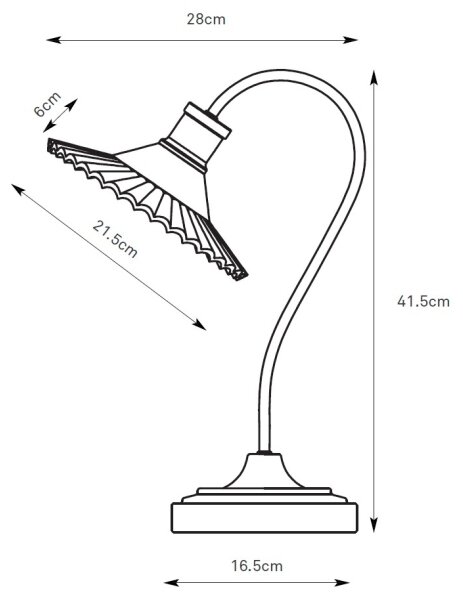 Markslöjd 109151 - Stolová lampa NOVIA 1xE27/60W/230V čierna/dymová sivá