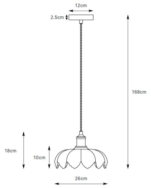 Markslöjd 109177 - Závesný luster na kábli KURAGE 1xE27/40W/230V mosadz/dymovo zelená