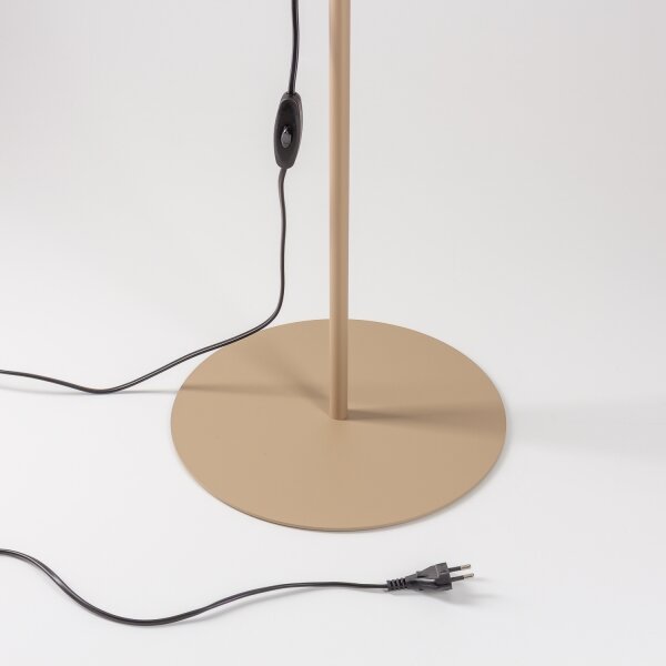Brilagi - Stojacia lampa VULCANO 3xG9/8W/230V béžová/dymová béžová