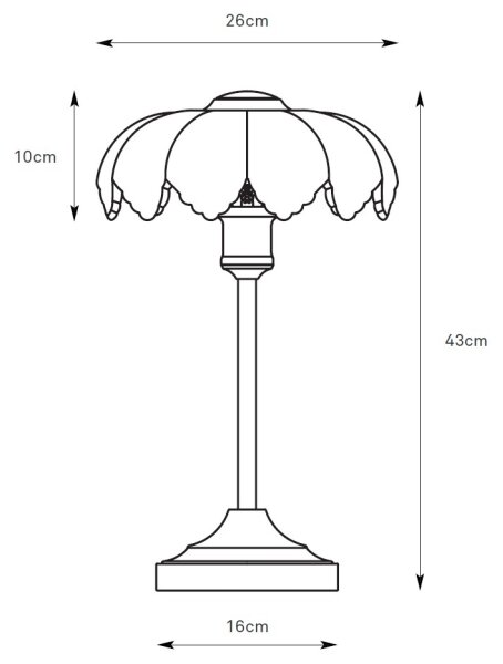 Markslöjd 109180 - Stolná lampa KURAGE 1xE27/60W/230V mosadz/dymovo-béžová