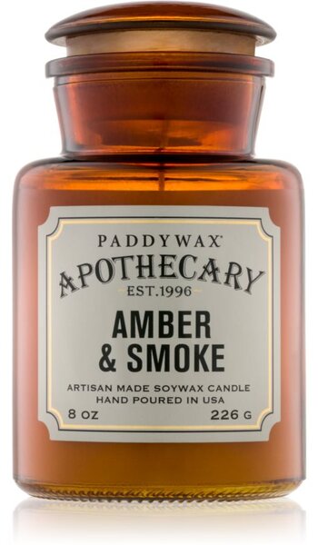 Paddywax Apothecary Amber & Smoke vonná sviečka 226 g