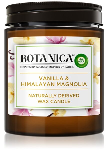 Air Wick Botanica Vanilla & Himalayan Magnolia dekoratívna sviečka 205 g