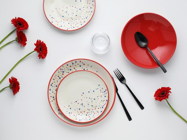 JEDÁLENSKÝ SERVIS Joy Rot-bunt 12-dielne Creatable - Online Only bytové doplnky, Online Only