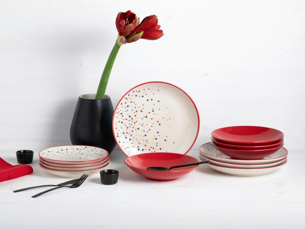JEDÁLENSKÝ SERVIS Joy Rot-bunt 12-dielne Creatable - Online Only bytové doplnky, Online Only