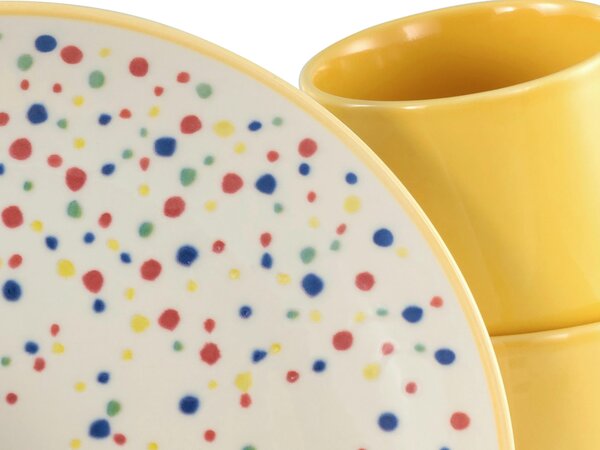 KOMBINOVANÝ SERVIS Joy Gelb-bunt 16-dielne Creatable - Online Only bytové doplnky, Online Only