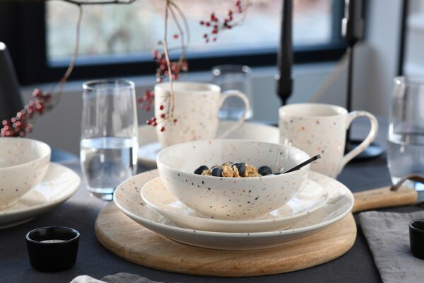 KOMBINOVANÝ SERVIS Confetti 16-dielne Creatable - Online Only bytové doplnky, Online Only