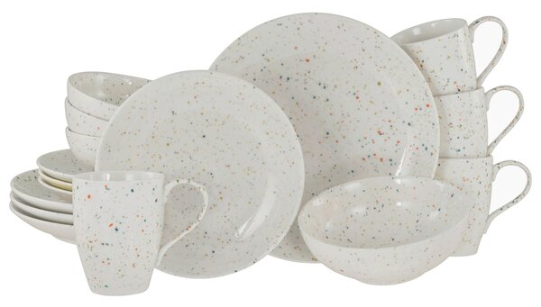 KOMBINOVANÝ SERVIS Confetti 16-dielne Creatable - Online Only bytové doplnky, Online Only