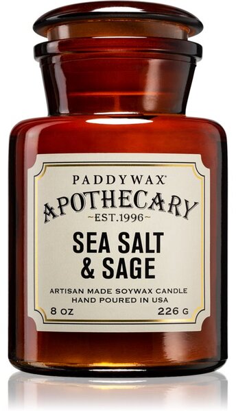 Paddywax Apothecary Sea Salt & Sage vonná sviečka 226 g