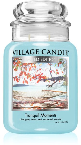 Village Candle Tranquil Moments vonná sviečka (Glass Lid) 602 g