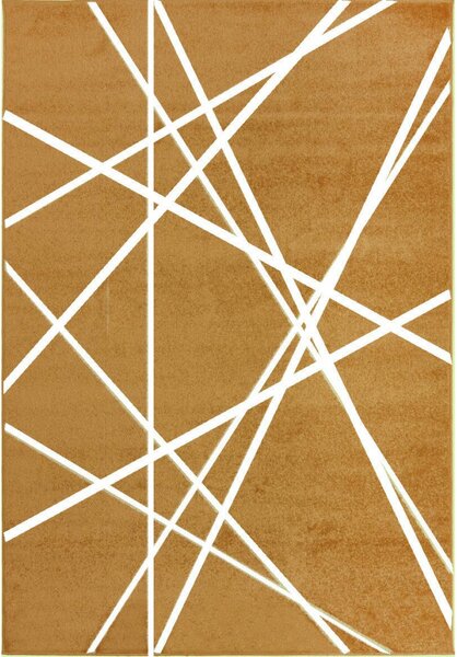 Kusový koberec Rivera horčicovo tmavo žltý 300x400cm