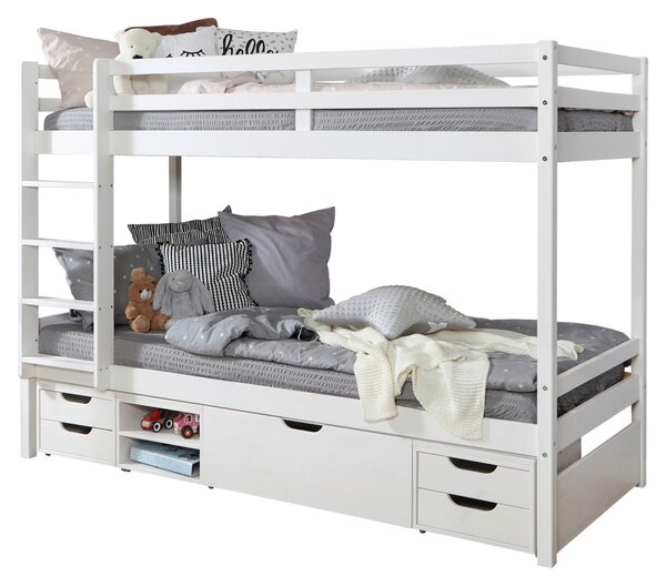 POSCHODOVÁ POSTEĽ, 90/200 cm biela MID.YOU - Detské izby, Online Only