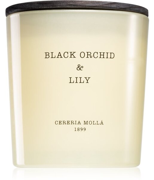 Cereria Mollá Boutique Black Orchid & Lily vonná sviečka 600 ml