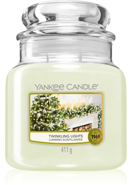 Yankee Candle Twinkling Lights vonná sviečka 411 g