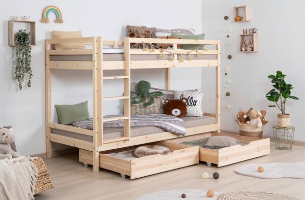 POSCHODOVÁ POSTEĽ, 90/200 cm prírodná farba MID.YOU - Detské izby, Online Only