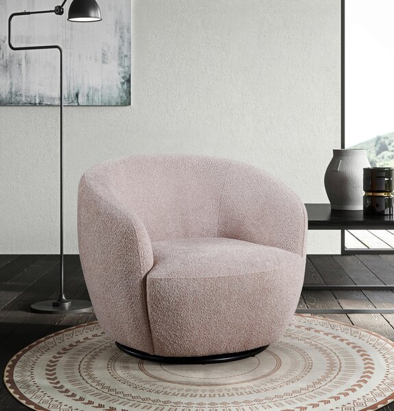 KRESLO, textil, ružová Carryhome - Kreslá