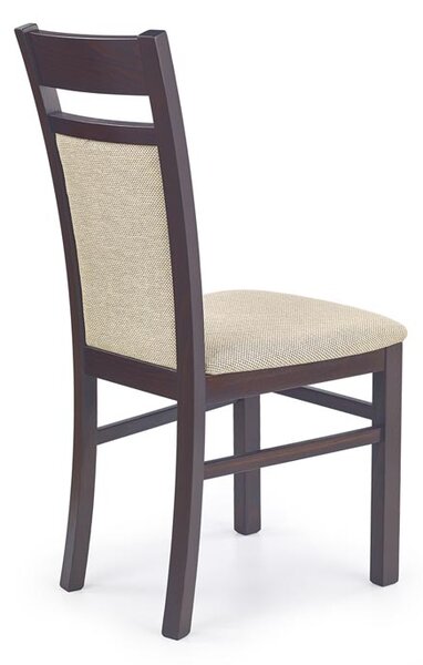 Halmar GERARD2 stolička tmavo orech / tap: Torent Beige