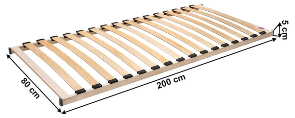 NovýNábytok.sk Lamelový rošt 80x200 cm Monte. Vlastná spoľahlivá doprava až k Vám domov. 1040173