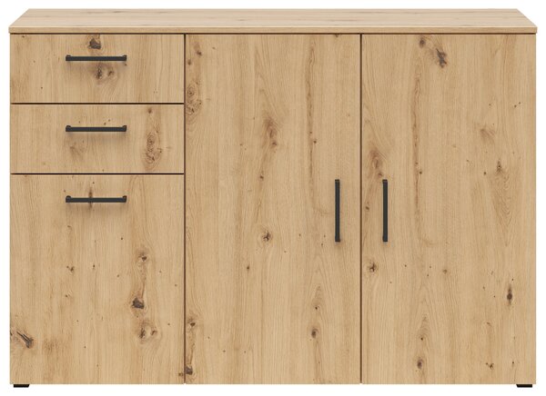 KOMODA, dub artisan, 120/83/40 cm Carryhome - Komody