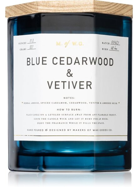 Makers of Wax Goods Blue Cedarwood & Vetiver vonná sviečka 321 g