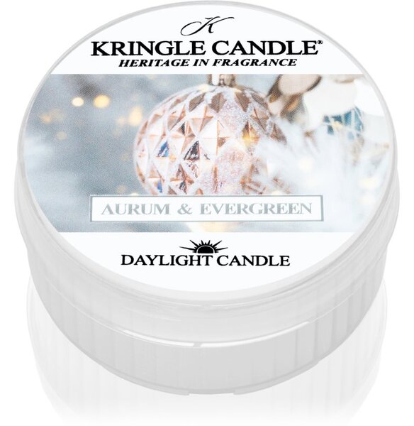 Kringle Candle Aurum & Evergreen čajová sviečka 42 g