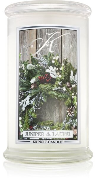 Kringle Candle Juniper & Laurel vonná sviečka 624 g