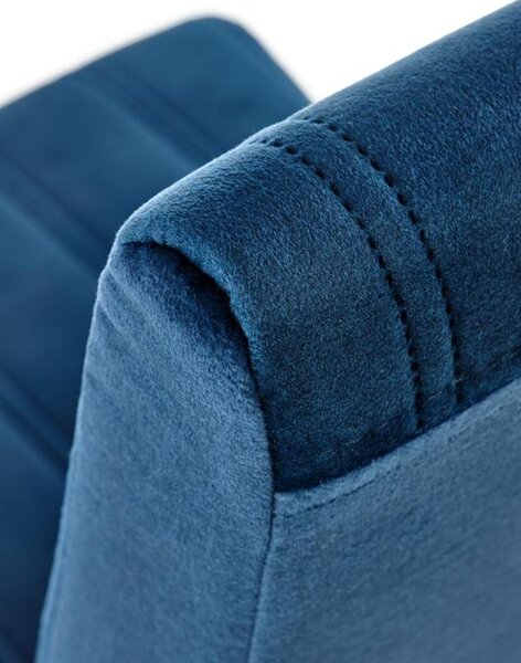 Halmar DIEGO 3 jedálenská stolička dub medový / čal. velvet prešívaný - MONOLITH 77 (granátová)
