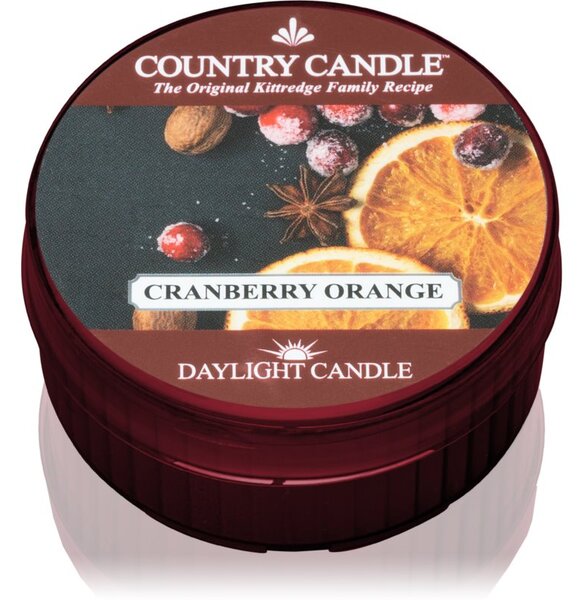 Country Candle Cranberry Orange čajová sviečka 42 g