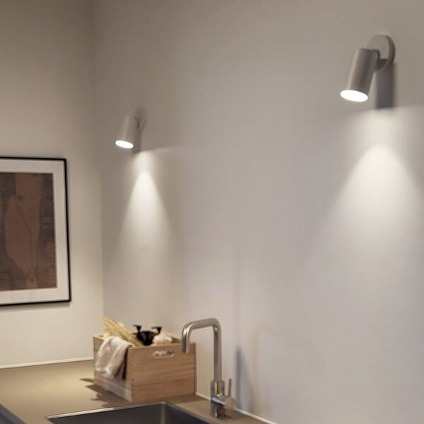Stropné Lampa ANTIDARK, SpotOn Circle 1, Biela, Obývacia izba, Hliník