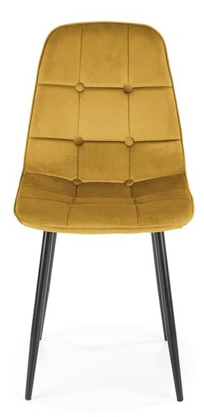 Halmar K417 stolička horčicová velvet