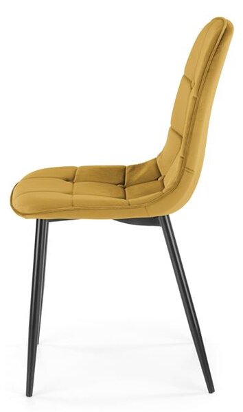 Halmar K417 stolička horčicová velvet