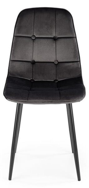 Halmar K417 stolička čierna velvet
