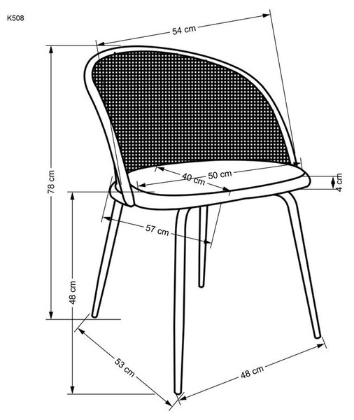 Halmar K508 stolička tmavo zelené