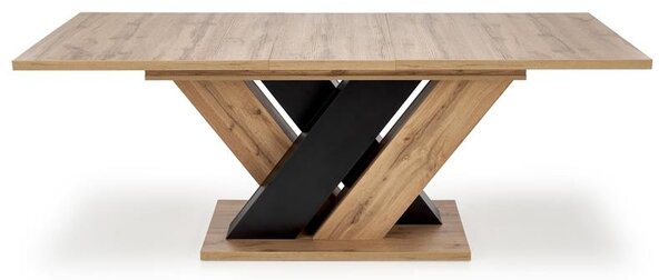 Halmar BRANDON rozkladací stôl 160-200/90 cm dub wotan/čierny