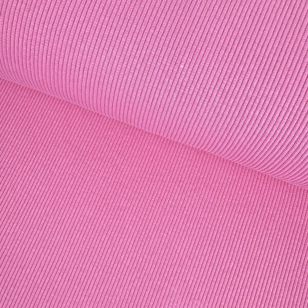 Metráž Patent 2x2 úzky - Ružová pink