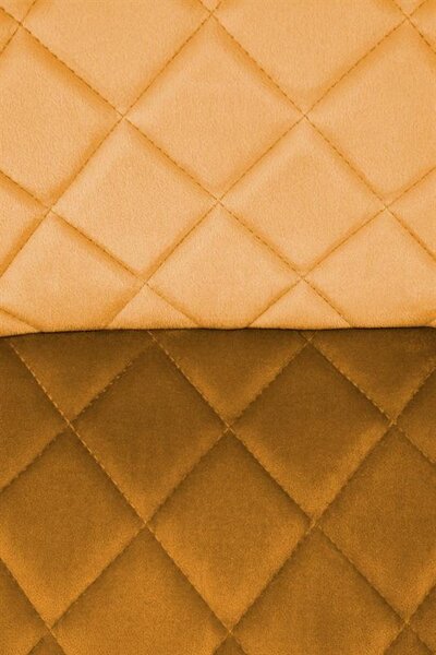 Halmar K525 jedálenská stolička, látka velvet, horčicová