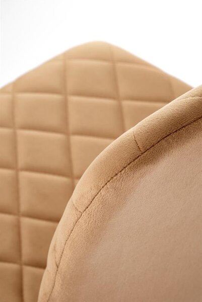Halmar K525 jedálenská stolička, látka velvet, béžová