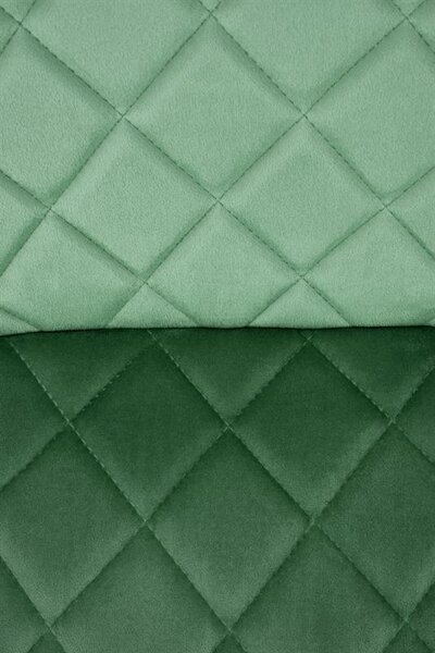 Halmar K525 jedálenská stolička, látka velvet, tmavozelená