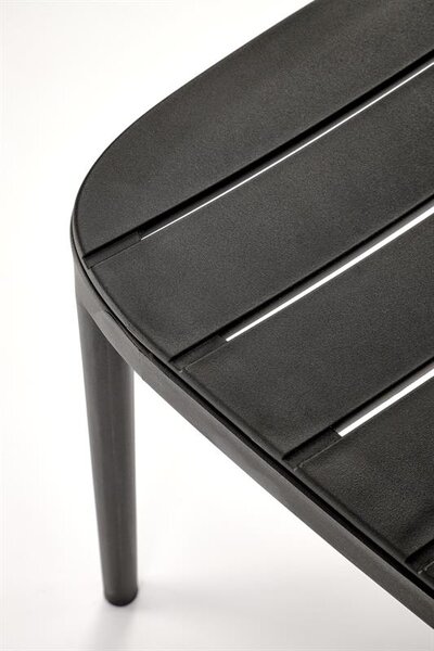 Halmar K529 stolička, PVC, čierna